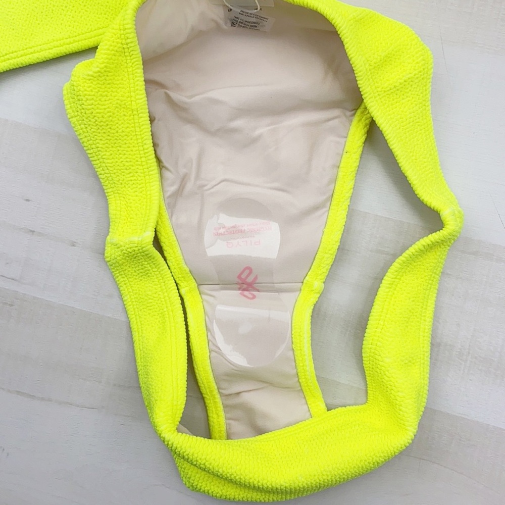 PILYQ PINEAPPLE TUBE BANDEAU NWT Bikini SET Small - Picture 6 of 13